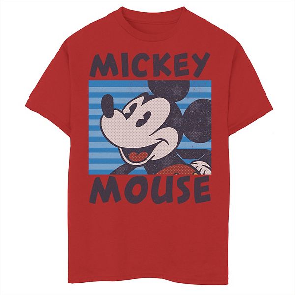 Disney's Mickey Mouse Boys 8-20 Comic Portrait Graphic Tee