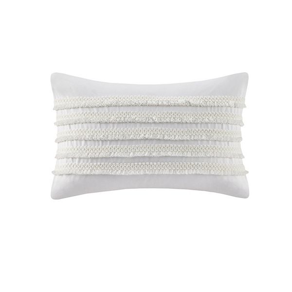 INK+IVY Daria Cotton Oblong Throw Pillow