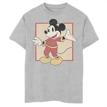 Disney's Mickey Mouse Boys 8-20 Year Of The Mouse Portrait Graphic Tee