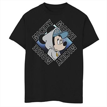 Disney's Mickey Mouse Boys 8-20 Hoodie Portrait Graphic Tee