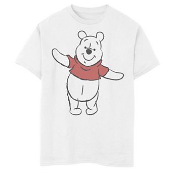 Disney's Winnie the Pooh Boys 8-20 Art Bear Sketch Graphic Tee