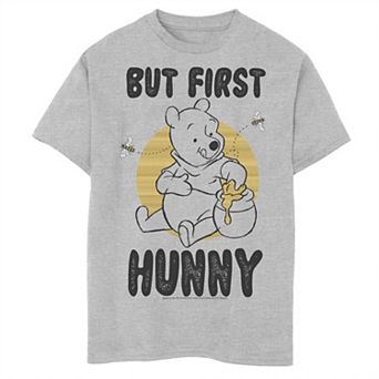 Disney's Winnie the Pooh Boys 8-20 But First Hunny, Honey Graphic Tee