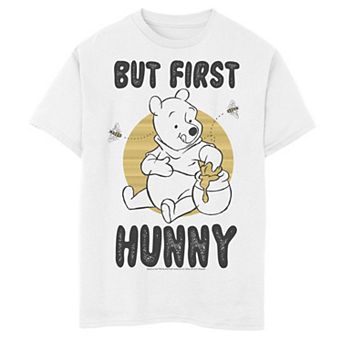 Disney's Winnie the Pooh Boys 8-20 But First Hunny, Honey Graphic Tee