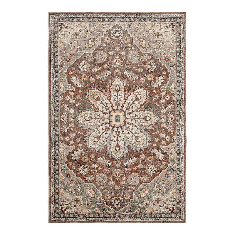 Loomaknoti Corellia Area Rug, Brown, 5X7 Ft