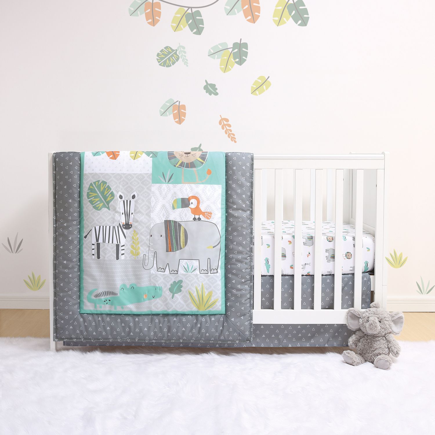 jungle safari crib bedding