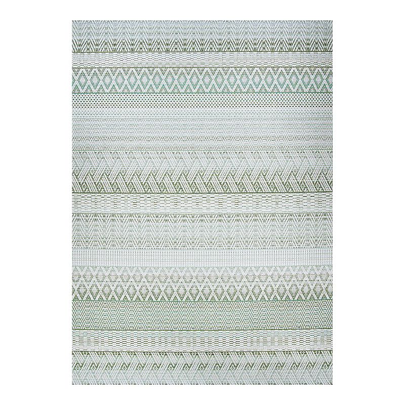 Couristan Cape Gables Indoor Outdoor Area Rug, Green, 6.5X9.5 Ft Create an inviting living space, anywhere, with this Couristan Cape Gables Indoor Outdoor area rug. Create an inviting living space, anywhere, with this Couristan Cape Gables Indoor Outdoor area rug. Flatwoven pile Indoor & outdoor use Water, mold, mildew, & weather resistant High-low structured weave UV stabilized Pet friendlyCONSTRUCTION & CARE Fiber-enhanced Courtron polypropylene Pile height: 0.01'' Easy care Imported Manufacturer's 1-year limited warranty. For warranty information please click here Attention: All rug sizes are approximate and should measure within 2-6 inches of stated size. Pattern may also vary slightly. This rug does not have a slip-resistant backing. Rug pad recommended to prevent slipping on smooth surfaces. Click here to shop our full selection. Size: 6.5X9.5 Ft. Color: Green. Gender: unisex. Age Group: adult.