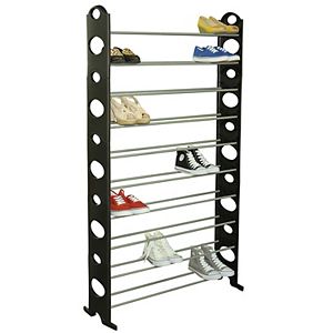 Home Basics 50 Pair Shoe Rack