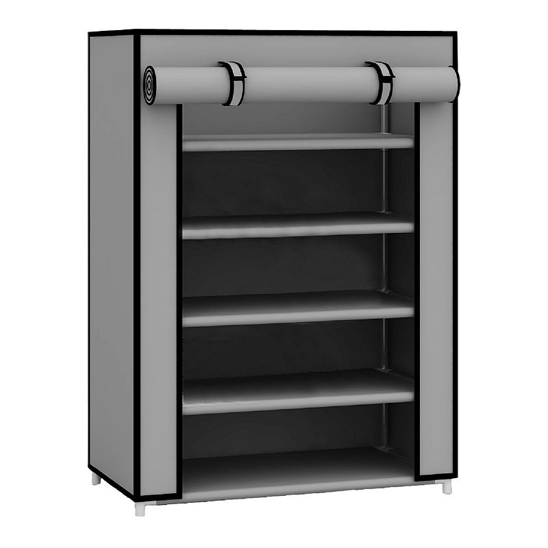Home Basics Storage Closet, Grey
