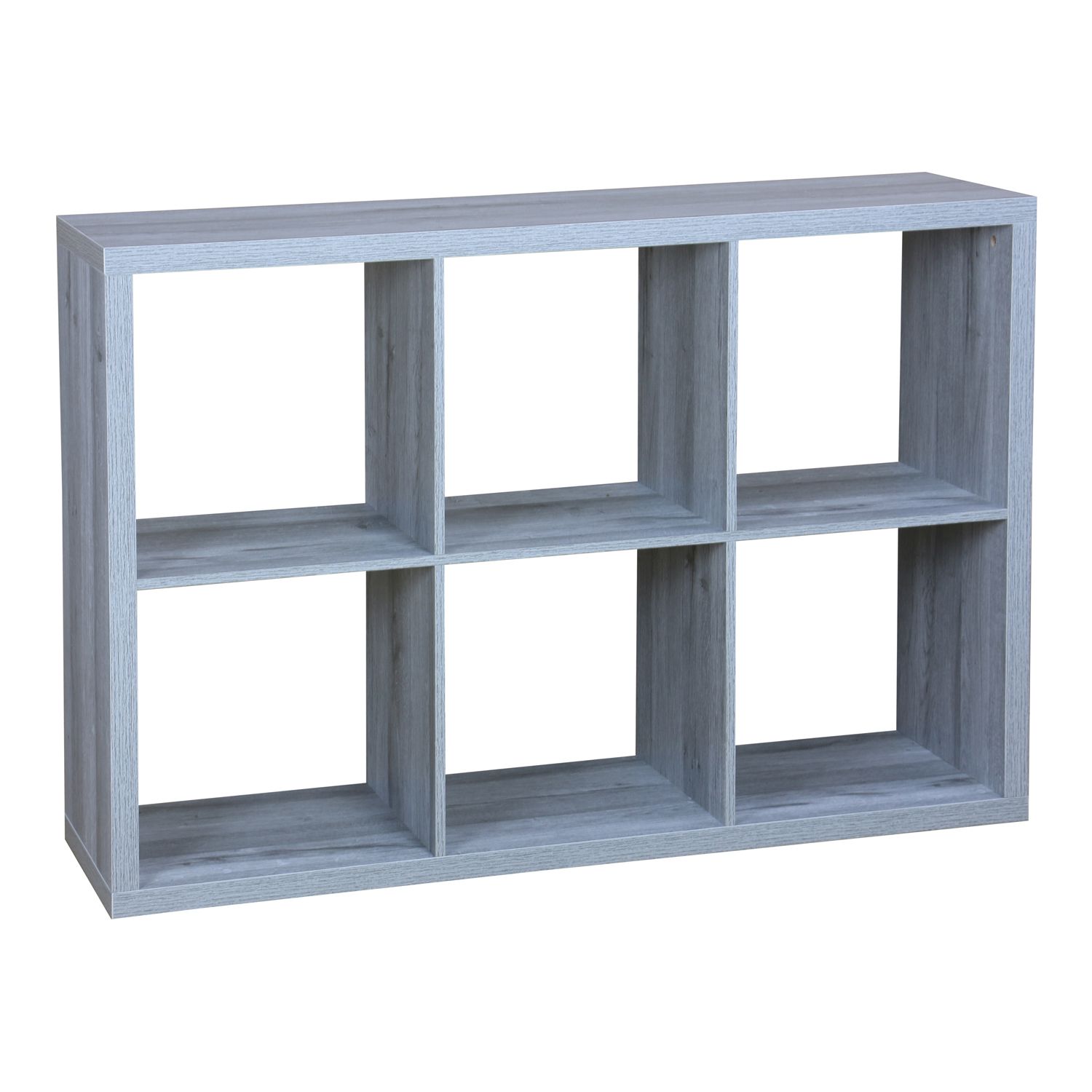 Image for Home Basics 6 Open Cube Organizing Wood Storage Shelf at Kohl's.