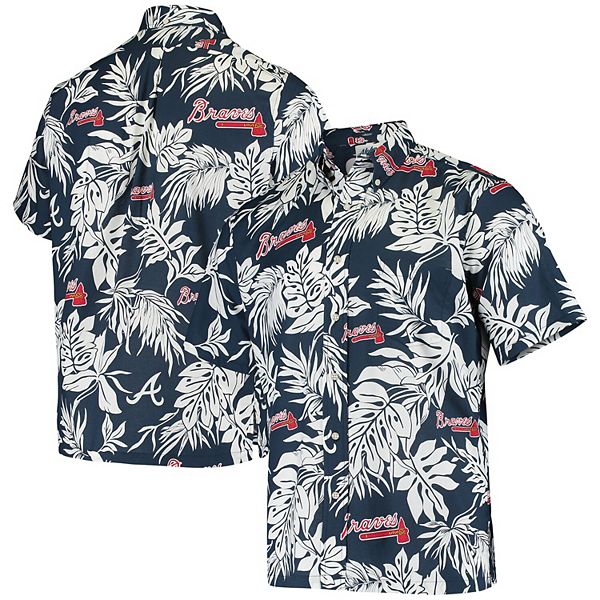 Atlanta Braves Hawaiian Shirt Hibiscus Seamless Pattern, Vacation