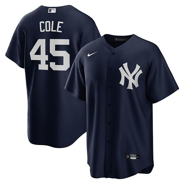 Nike Men's Gerrit Cole Navy New York Yankees Alternate Replica Player Name Jersey