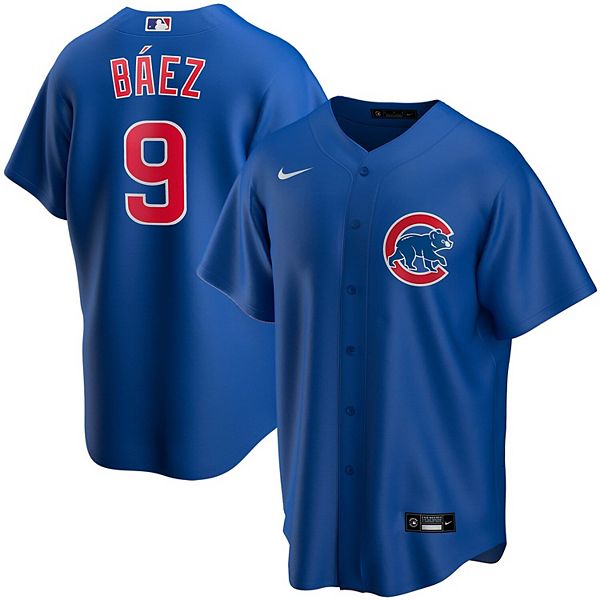 Chicago Cubs Javier Baez Youth Nike Alternate Twill Player