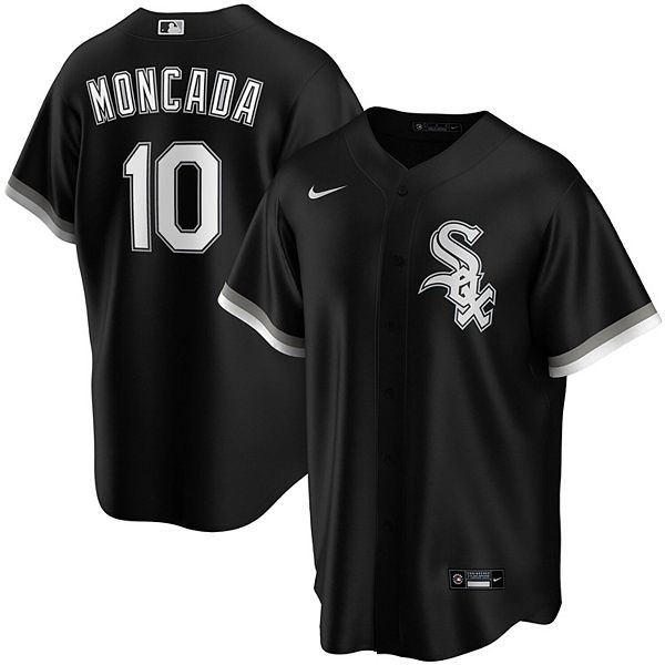 Youth Nike Yoan Moncada Black Chicago White Sox Alternate Replica Player  Jersey 