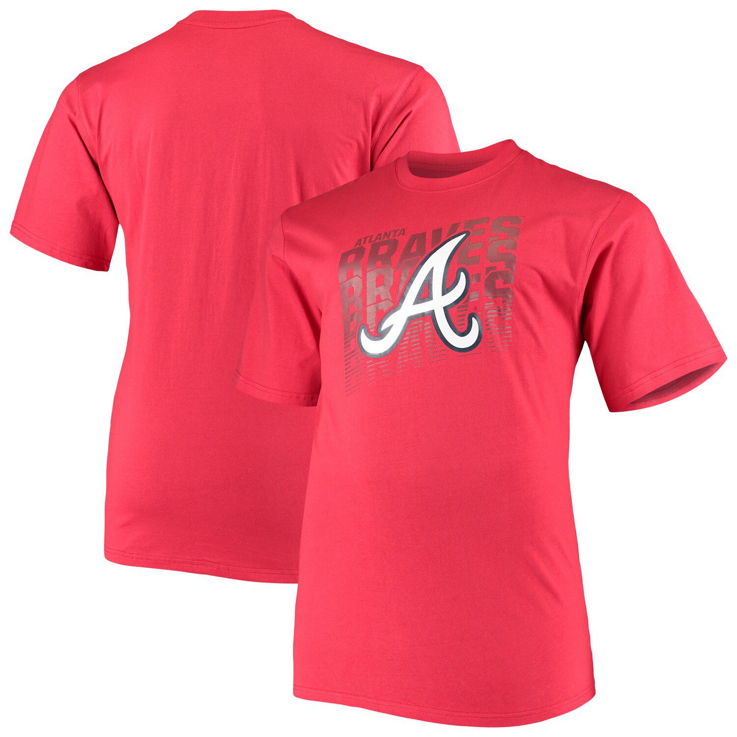 red atlanta braves shirt