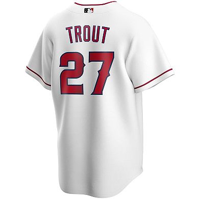Youth Nike Mike Trout White Los Angeles Angels Alternate Replica Player Jersey