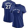 Women's Nike Vladimir Guerrero Jr. Royal Toronto Blue Jays Name & Number T-Shirt