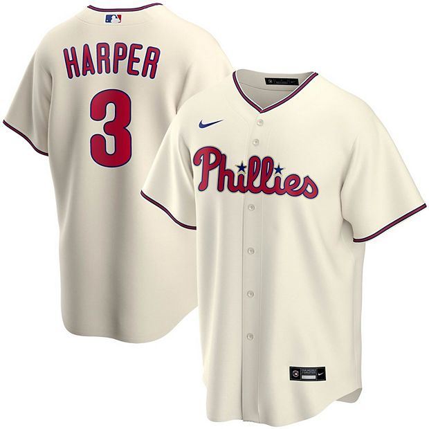 Youth Nike Bryce Harper Cream Philadelphia Phillies Alternate Replica  Player Jersey