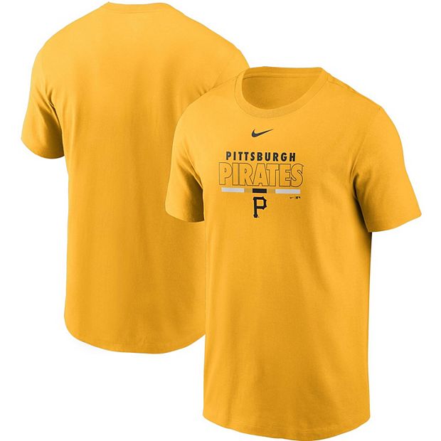 Under Armour Pittsburgh Pirates Yellow Heat Gear T shirt Large