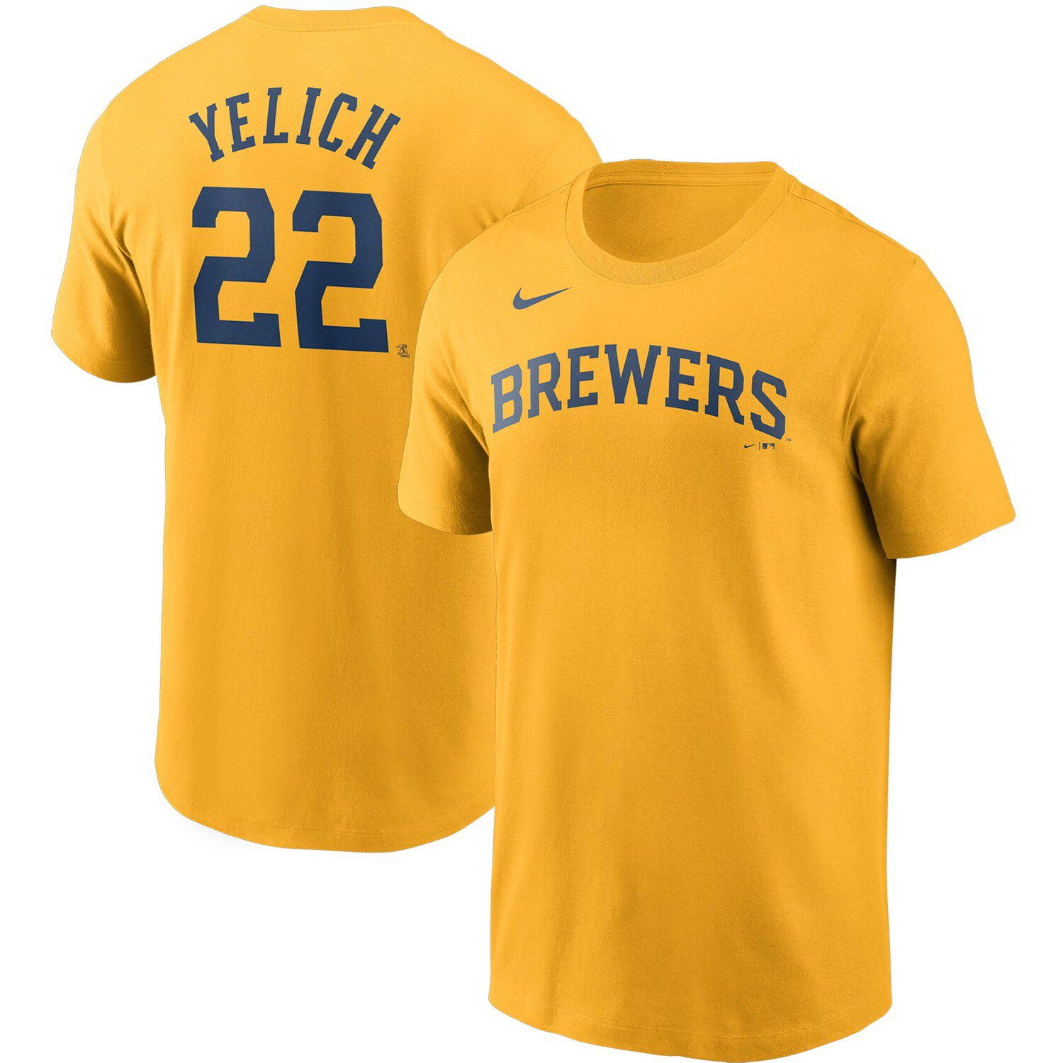 Christian Yelich Milwaukee Brewers Nike Toddler Player Name & Number T-Shirt - Navy