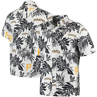 Men's Reyn Spooner White Pittsburgh Pirates Aloha Button-Down Shirt