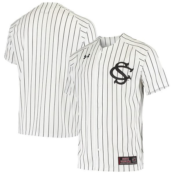 Men's Under Armour White South Carolina Gamecocks Replica Performance Baseball  Jersey