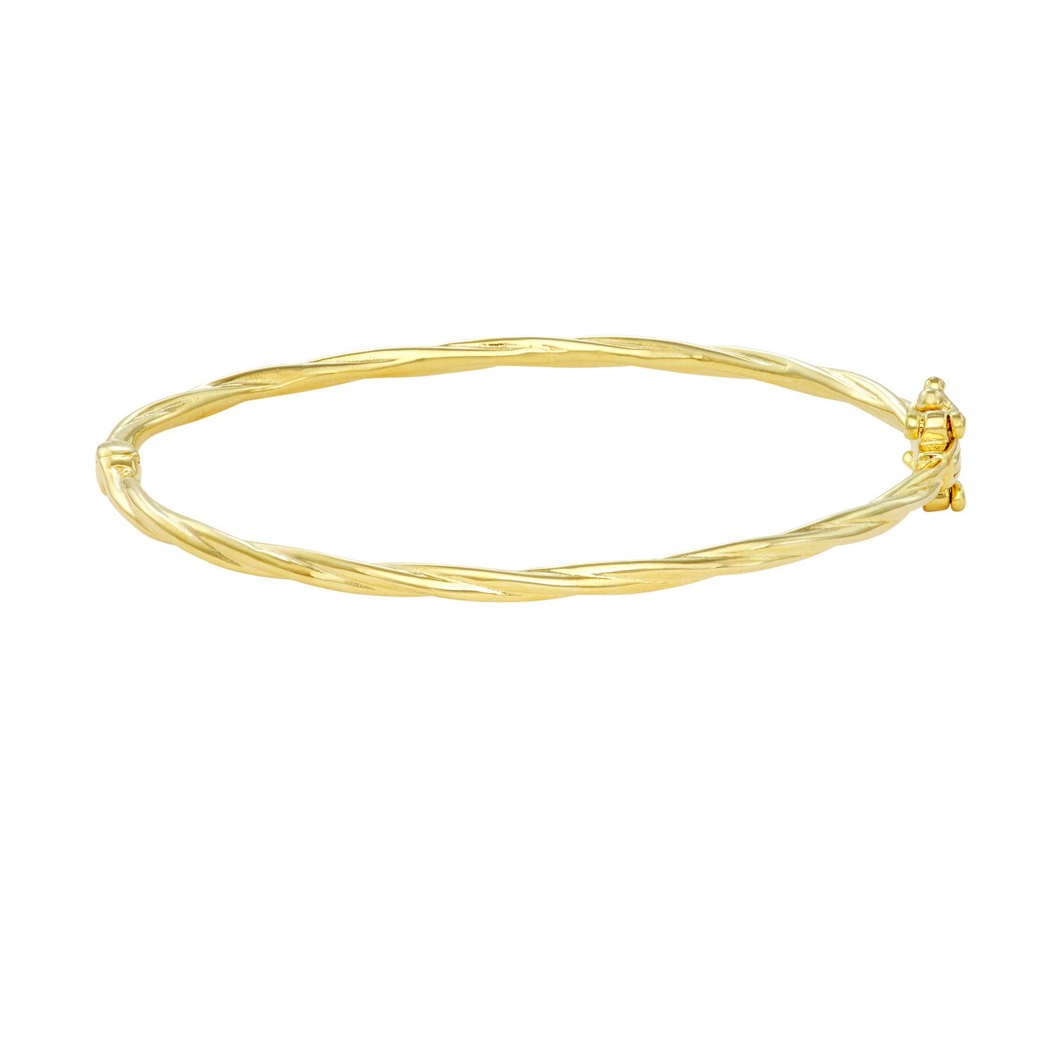 Junior Jewels Brass Flower Bangle Bracelet - Kids