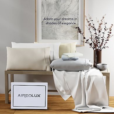 Aireolux 1000 Thread Count Egyptian Cotton Sheet Set
