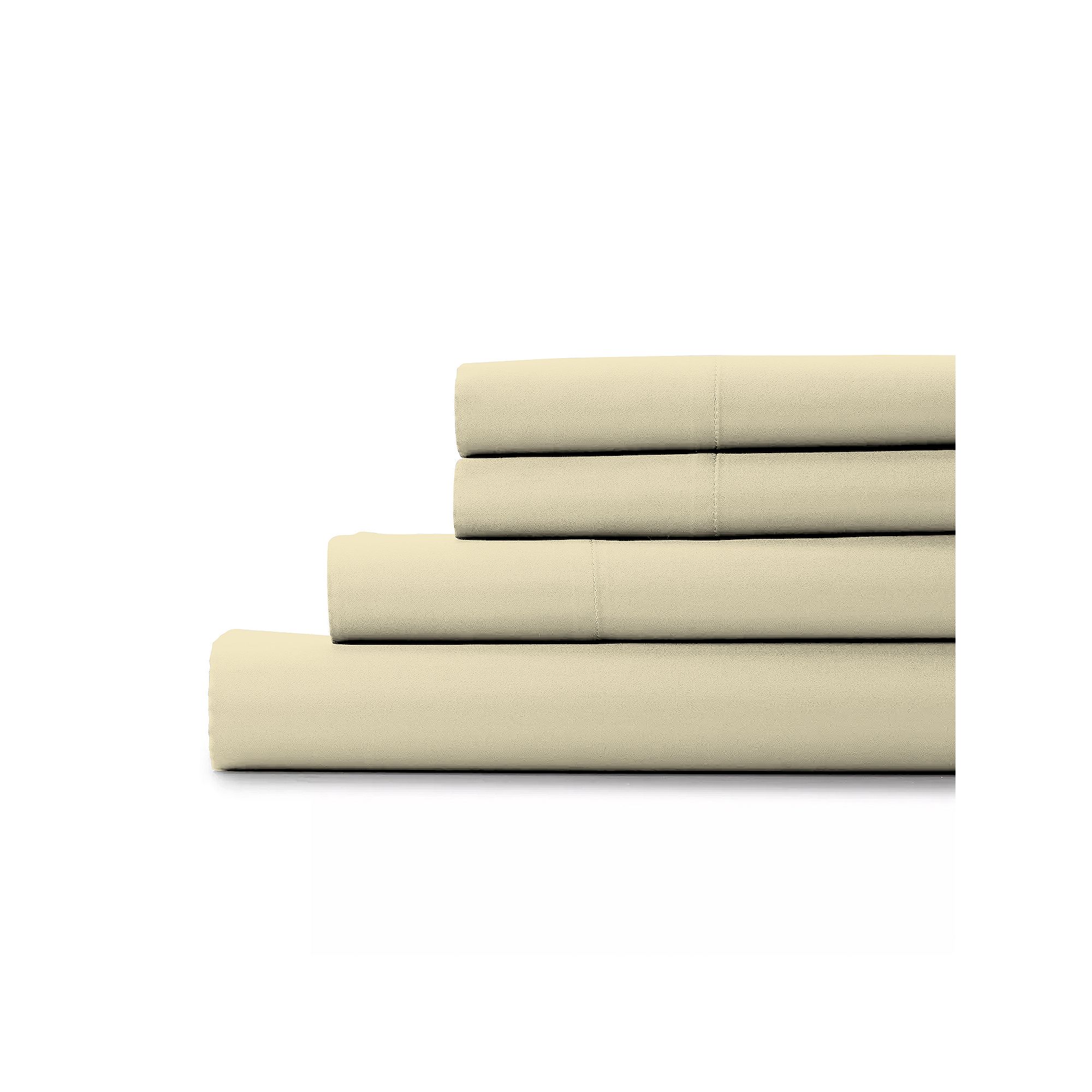 Aireolux 1000 Thread Count Egyptian Cotton Sheet Set or Pillowcases, Ivory