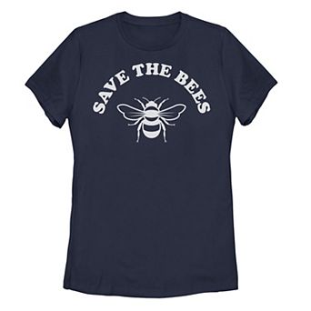 Juniors' "Save The Bees" Graphic Tee