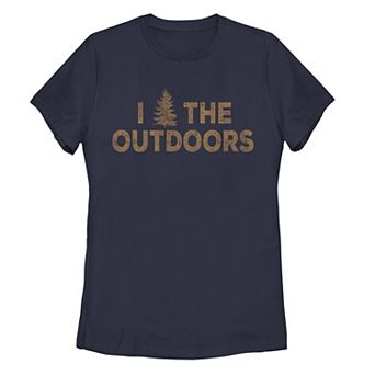 Juniors' "I Tree The Outdoors" Graphic Tee