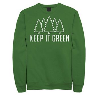 Juniors' Fifth Sun "Keep It Green" Fleece Sweatshirt