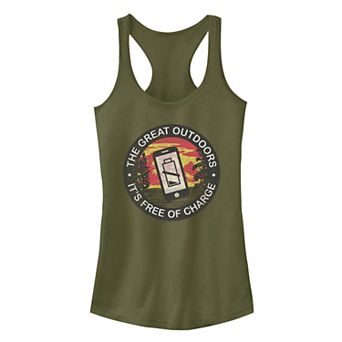 Juniors' Fifth Sun "The Great Outdoors - It's Free Of Charge" Tank Top