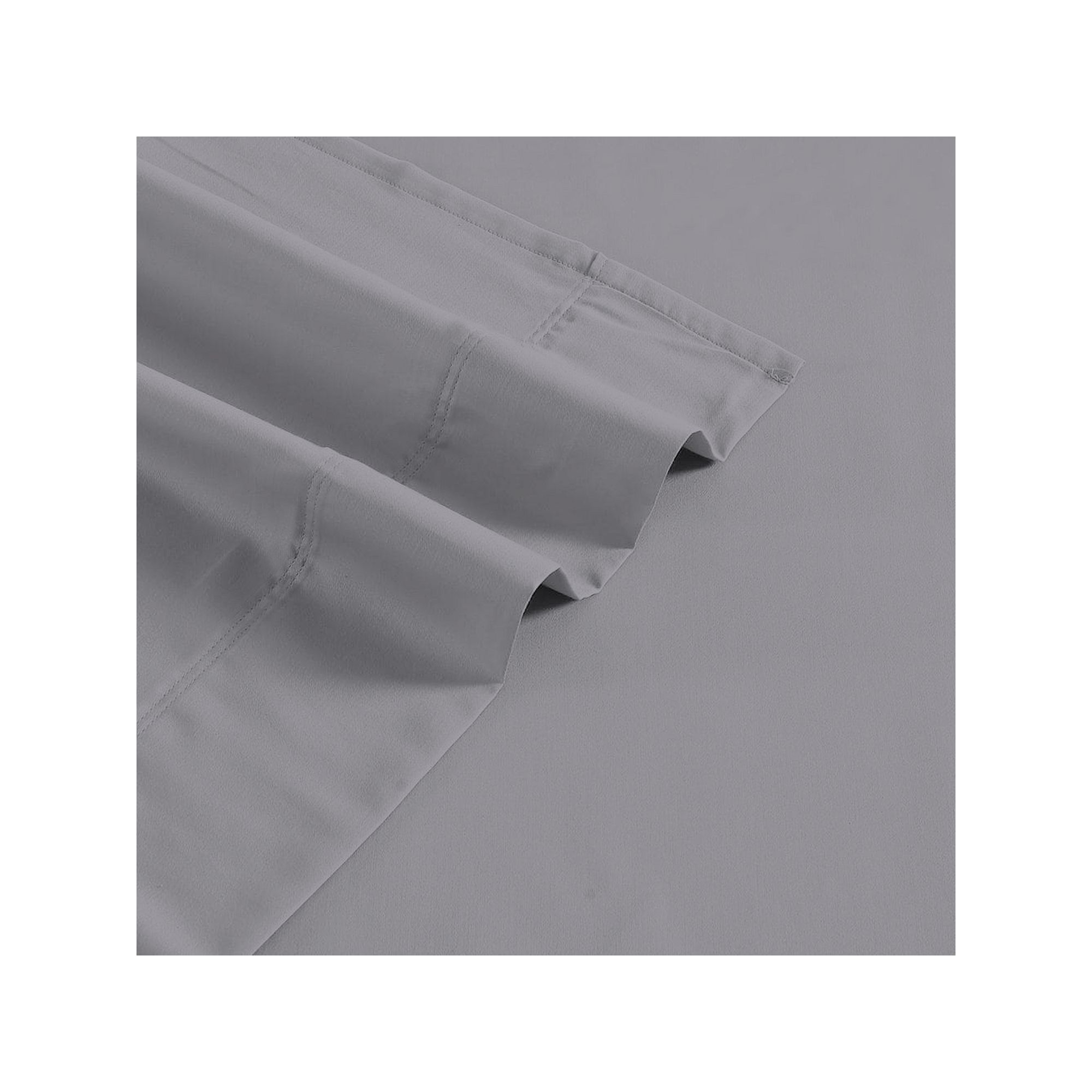 Color Sense 1200 Thread Count Cotton Blend Sheet Set, Gray