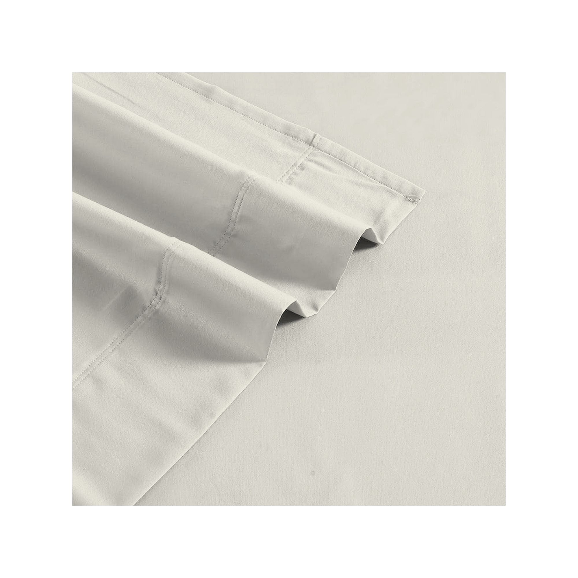 Color Sense 800 Thread Count Cotton Blend Sheets Set, Ivory