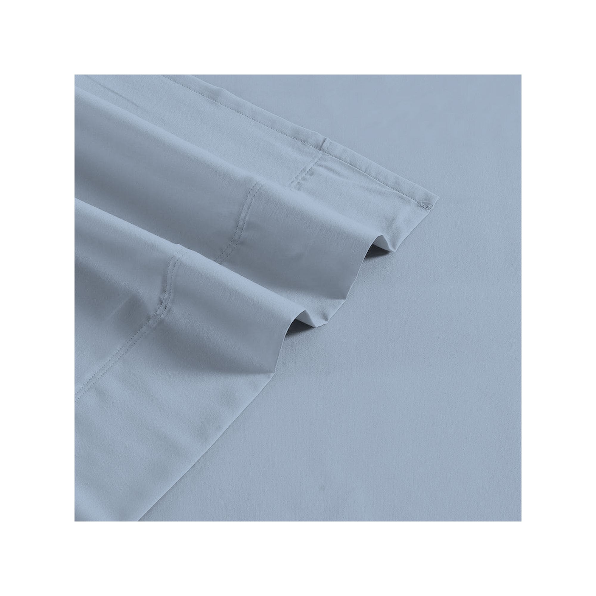 Color Sense 800 Thread Count Cotton Blend Sheets Set, Light Blue
