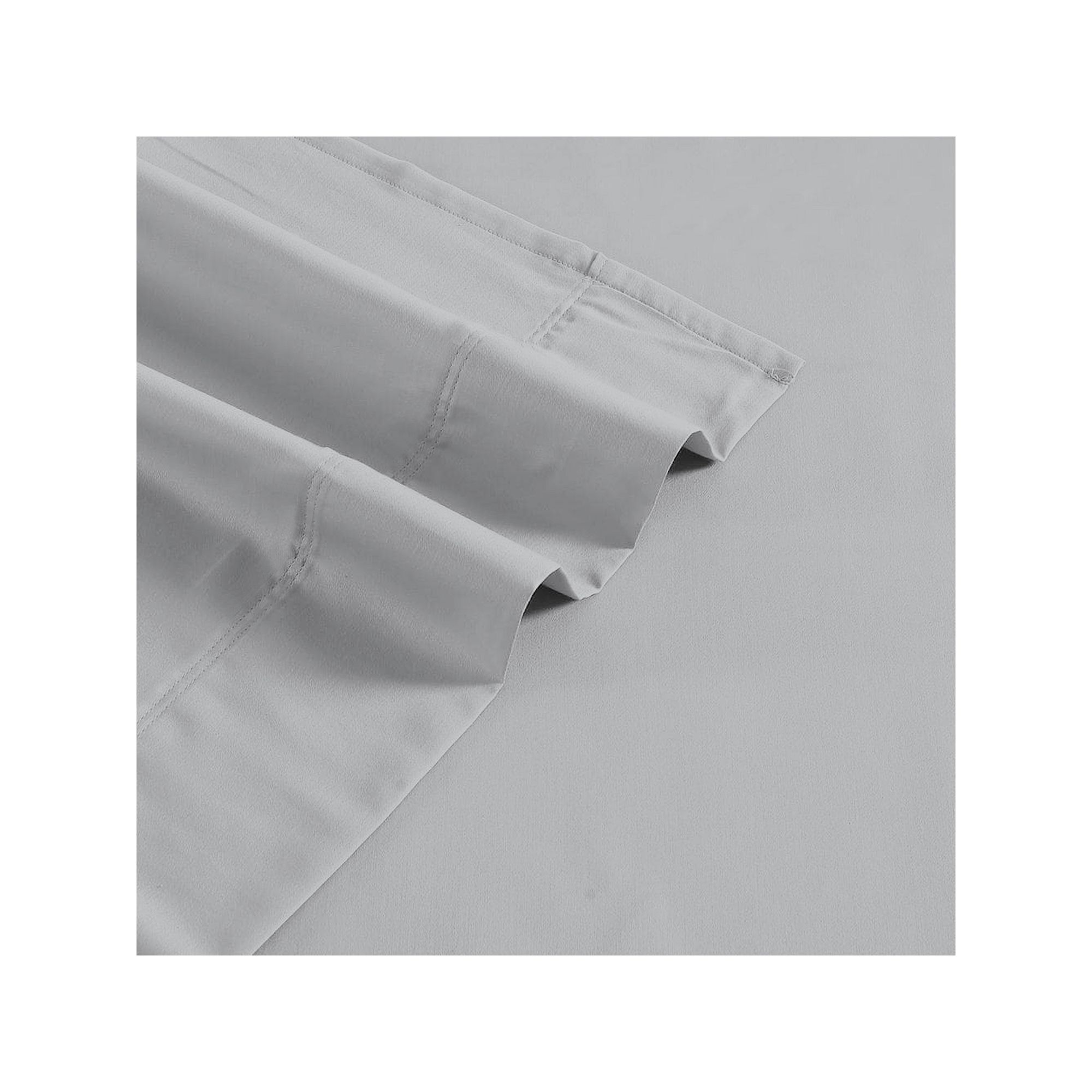 Color Sense 800 Thread Count Cotton Blend Sheets Set, Light Gray