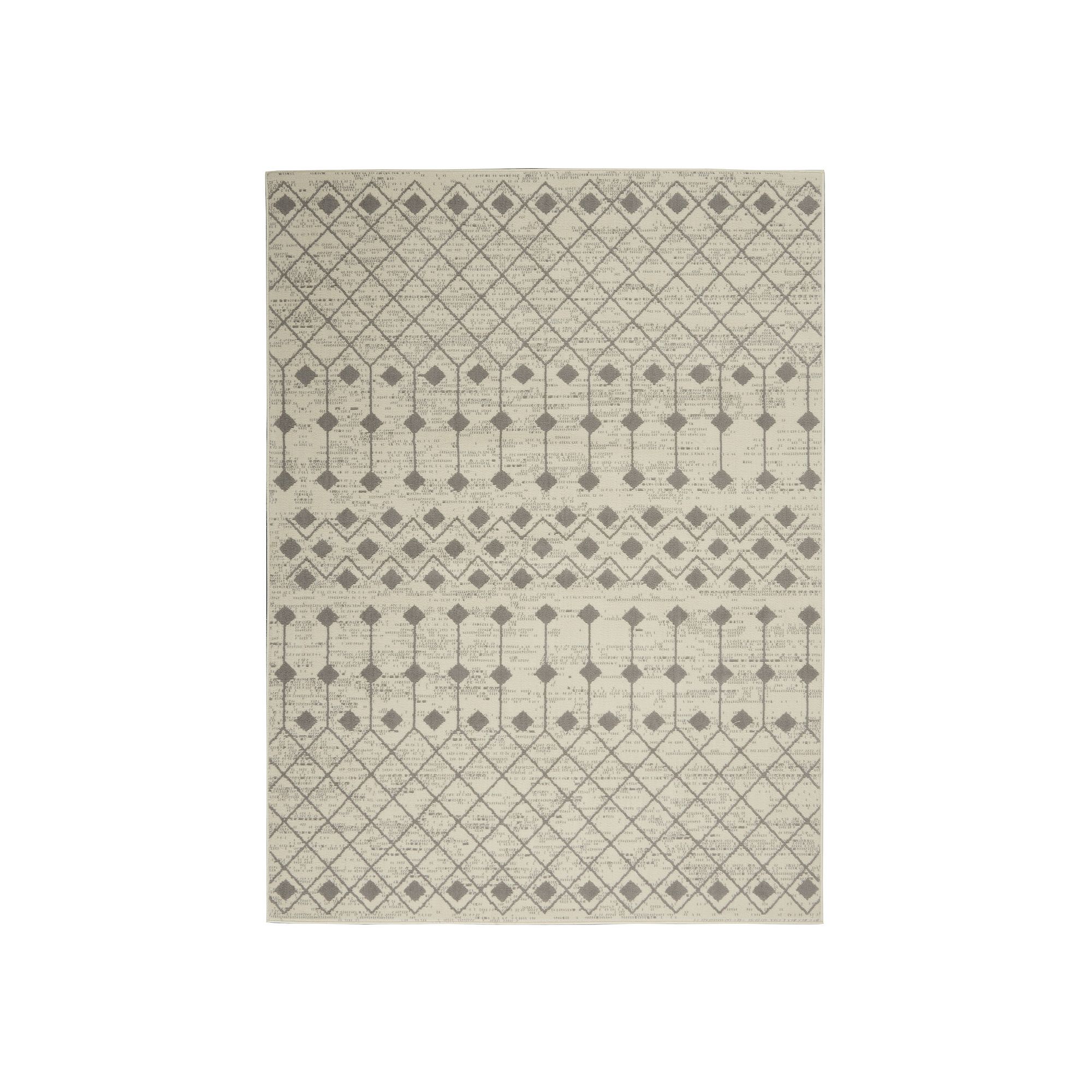 Nourison Grafix Tribal Vintage Area Rug, Ivory Gray