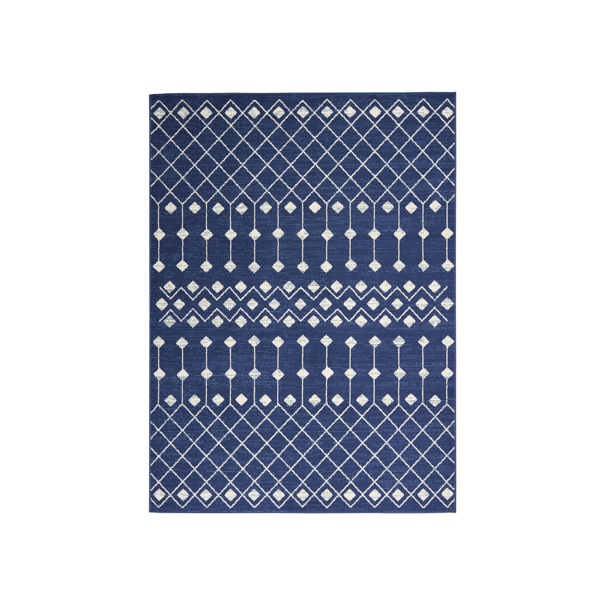Nourison Grafix Tribal Vintage Area Rug, Blue