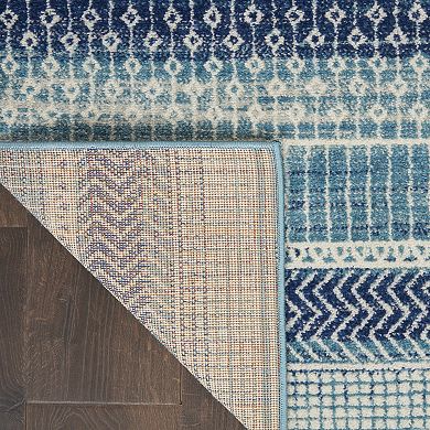 Nourison Passion Vita Navy Blue Area Rug
