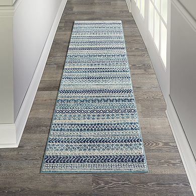 Nourison Passion Vita Navy Blue Area Rug