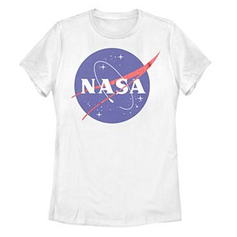 Juniors' NASA Original Logo Tee