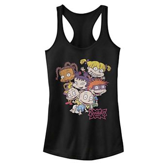 Juniors' Nickelodeon Rugrats Baby Pile Smiles Classic Group Tank Top