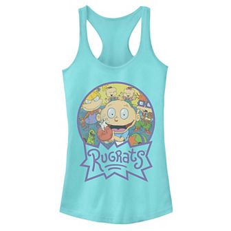 Juniors' Nickelodeon Rugrats Classic Group Bottle Splash Tank Top