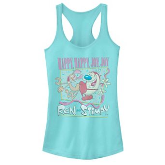 Juniors' Nickelodeon Ren & Stimpy "Happy Happy, Joy Joy" Retro Tank Top