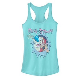 Juniors' Nickelodeon Ren & Stimpy Best Frenemies Racerback Tank Top