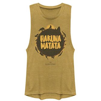 Juniors' Disney's The Lion King "Hakuna Matata" Muscle Tank Top