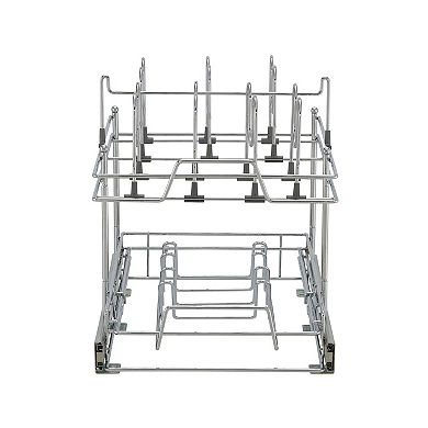 Household Essentials 14" Pot & Pan Under-Cabinet Lid Organizer