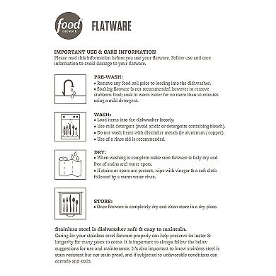 Food Network™ 4-pc. Flat Iron Dinner Fork Set