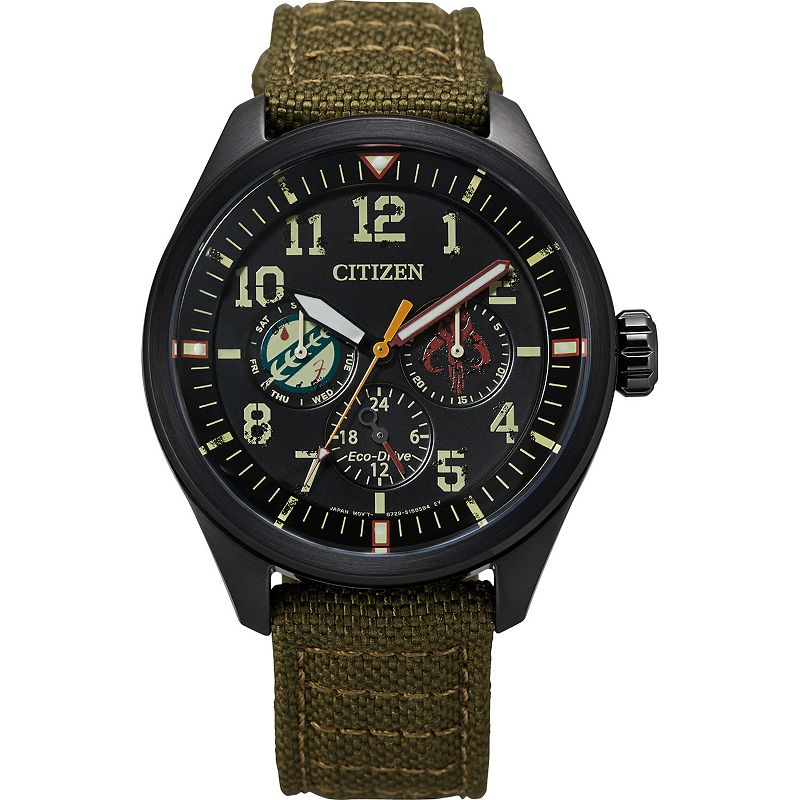 Citizen Eco-Drive Men's Star Wars Boba Fett Strap Watch, Size: Large, Green