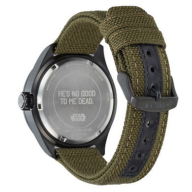 Citizen Eco-Drive Men's Star Wars Boba Fett Strap Watch